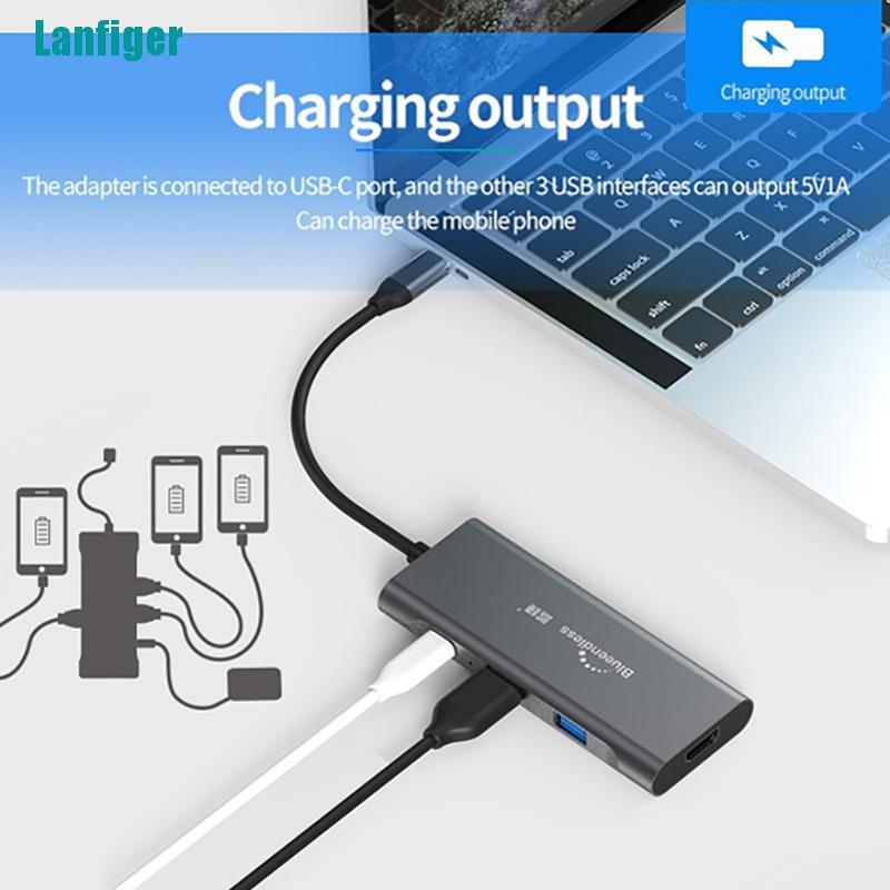 Bộ Chia Cổng Usb 3.0 Hdmi Tf Lan Pd Usb Hub Cho Macbook | BigBuy360 - bigbuy360.vn