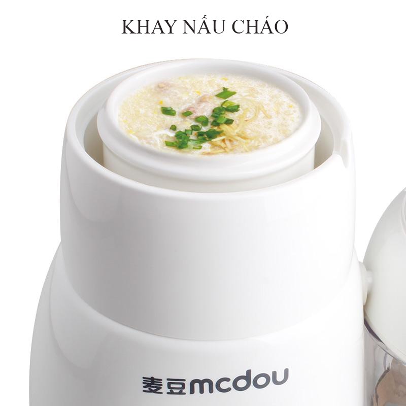 Máy xay hấp đa năng, hầm cháo, hâm sữa, tiết trùng 7 in 1 McDou (Nhãn hiệu toàn cầu)