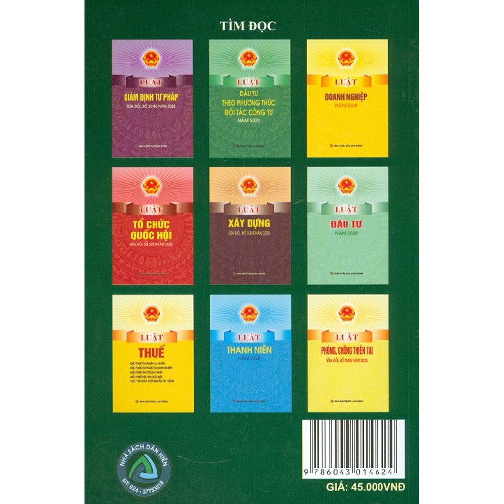 Sách - Luật Ban Hành Văn Bản Quy Phạm Pháp Luật (Sửa Đổi, Bổ Sung Năm 2020) | BigBuy360 - bigbuy360.vn