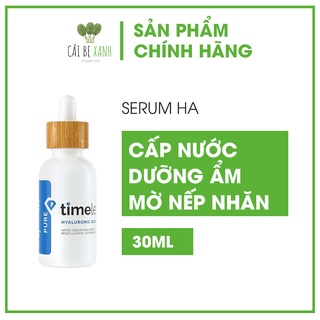 [MẪU MỚI] Cấp Ẩm Serum Timeless Hyaluronic Acid 100% Pure 30ml