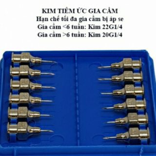 KIM TIÊM GIA CẦM 20G 22G (144kim/hộp)