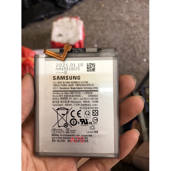 Pin xịn  samsung A70 EB-BA705ABU,4500mah mới cứng chưa lắp máy