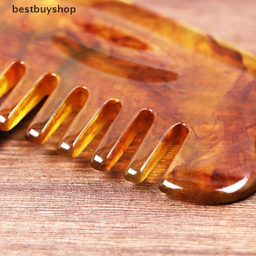 Bộ Dụng Cụ Mát Xa Gua Sha Chăm Sóc Sức Khỏe Bằng Nhựa Resin Hổ Phách