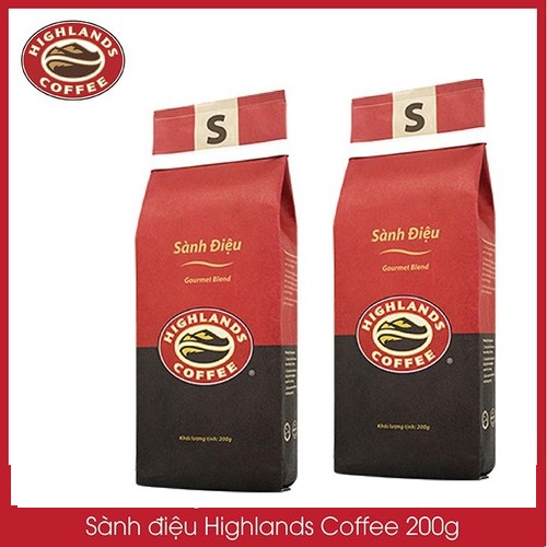 [SenXanh Emart] Thùng 12 gói Cà phê rang xay Sành điệu Highlands Coffee 200g