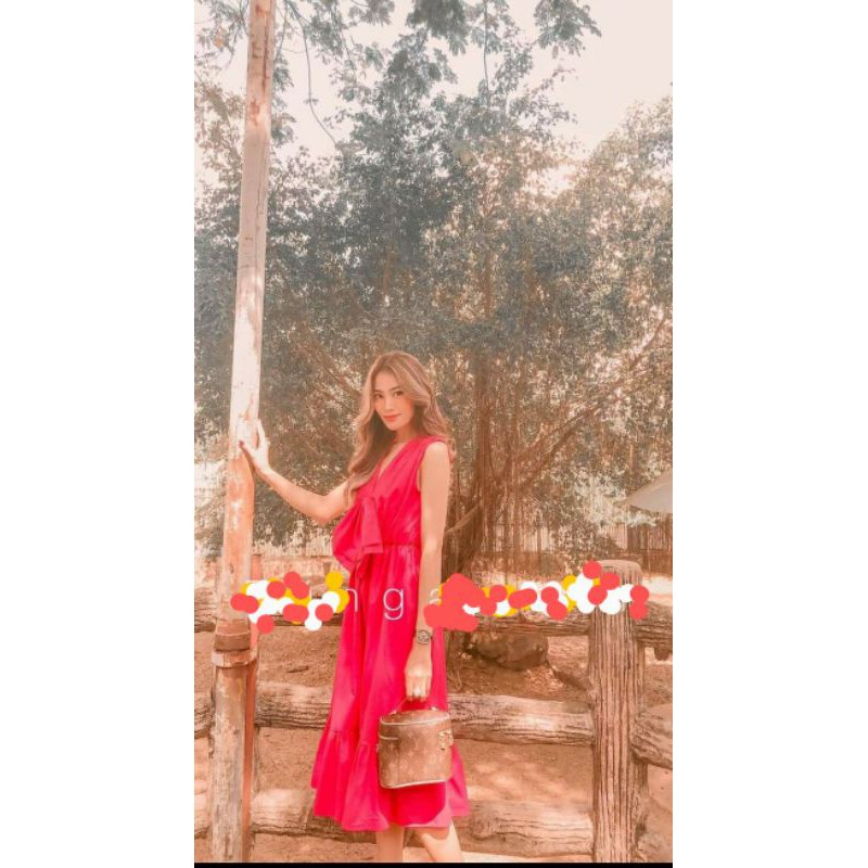 Đầm bèo hồng VINTAGE