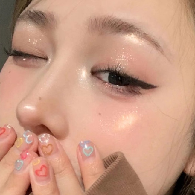 Sweet mint Bảng Phấn Mắt KAKASHOW 4 Màu Ánh Nhũ Lấp Lánh