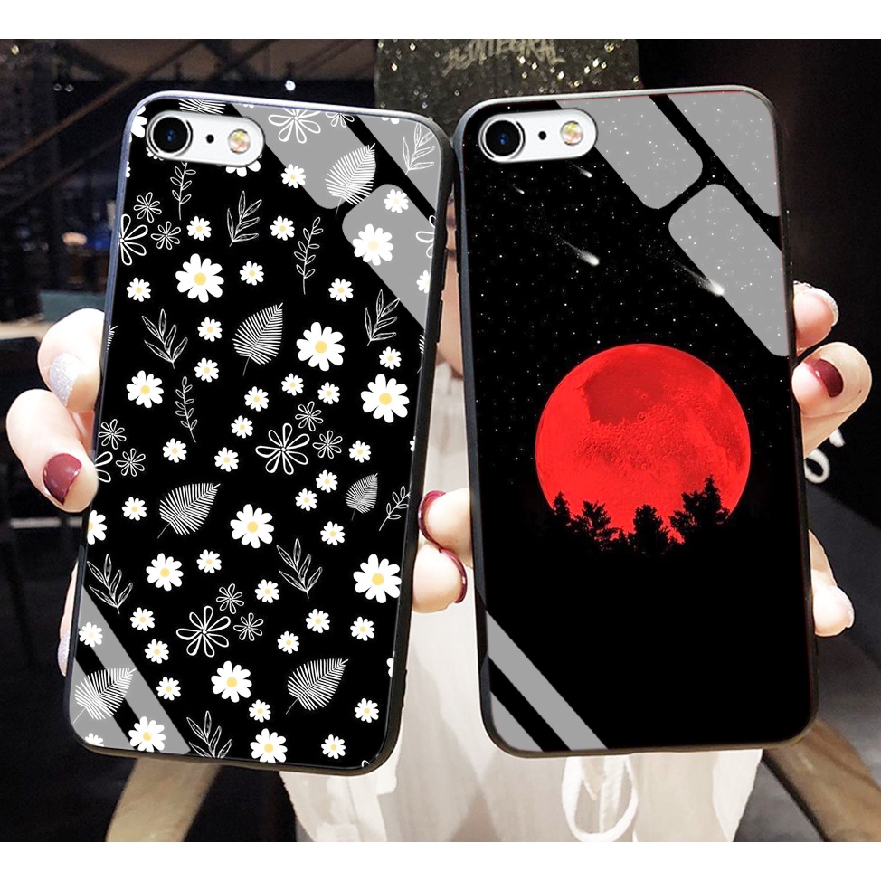 ỐP IPHONE 6, 6Plus, 7, 8 LƯNG KÍNH CƯỜNG LỰC SANG TRỌNG, SÁNG BÓNG