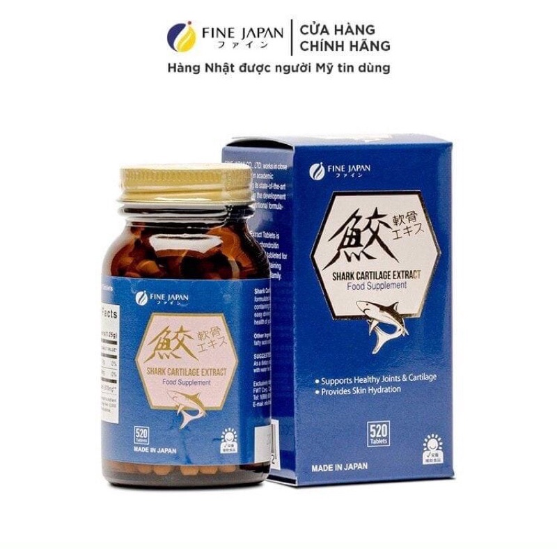 Sụn cá mập Fine japan 520 viên