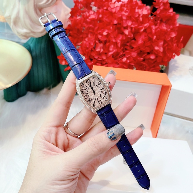 Set đồng hồ nữ Davena phiên bản Fra.nk Mu.ller #D31525.