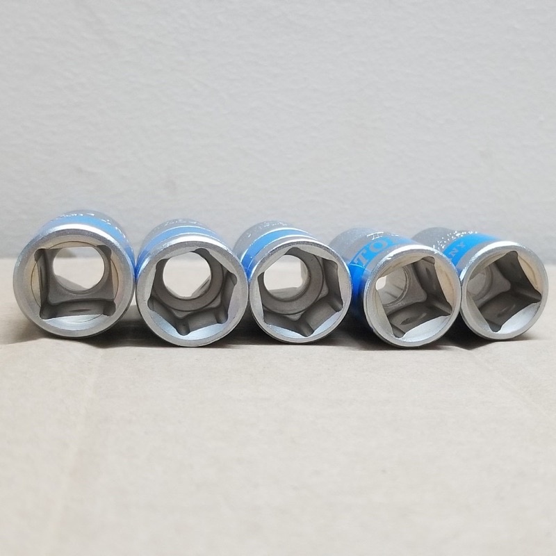 Đầu khẩu vặn ốc 1/ 2 inch, đầu khẩu lục giác TOP thân ngắn ĐỦ SỐ TỪ 8MM ĐẾN 32MM