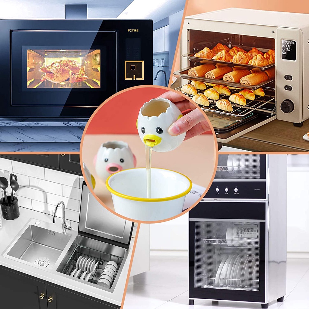 Dụng Cụ Tách Lòng Đỏ Trứng Hình Gà Sáng Tạo
