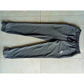 quần jogger nữ thêu huơu chất da cá