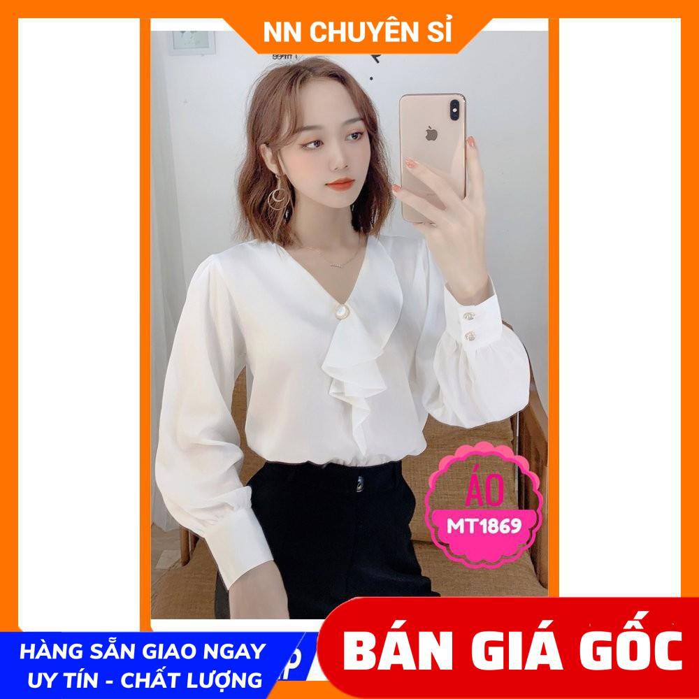 ÁO DÚN BÈO SIÊU SANG MT1869 ⚡ẢNH THẬT⚡HÀNG ĐẸP⚡ ÁO KIỂU CÔNG SỞ