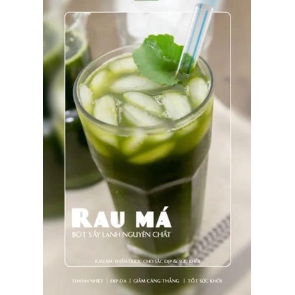 Bột rau má chuẩn nguyên chất mát gan đẹp da 500gr