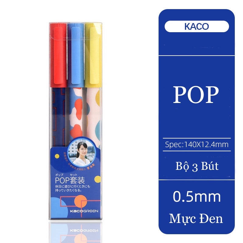 Bút gel Kaco JUMBO Nét 0.5mm Công Nghệ Duraball.