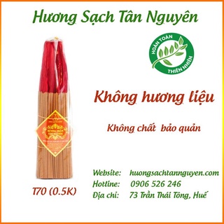 HƯƠNG TRẦM phổ thông loại ngắn bì 500g - Nhang sạch không hóa chất FREESHIP