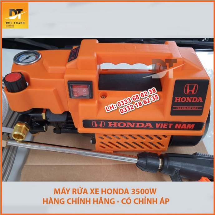 Siêu hot Máy rửa xe HONDA đỏ có chỉnh áp