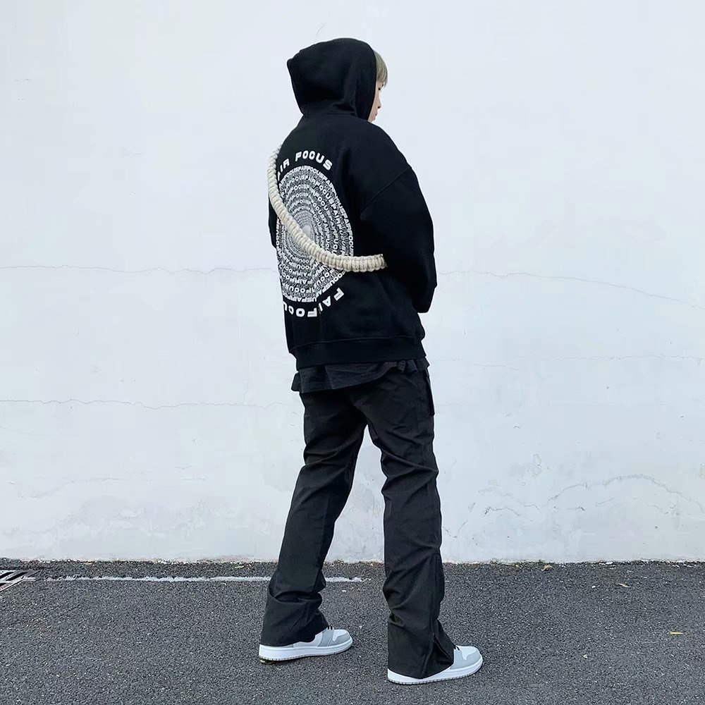 Quần Cargo túi hộp ống rộng phong cách Streetwear, Quần Cargo unisex phong cách đường phố