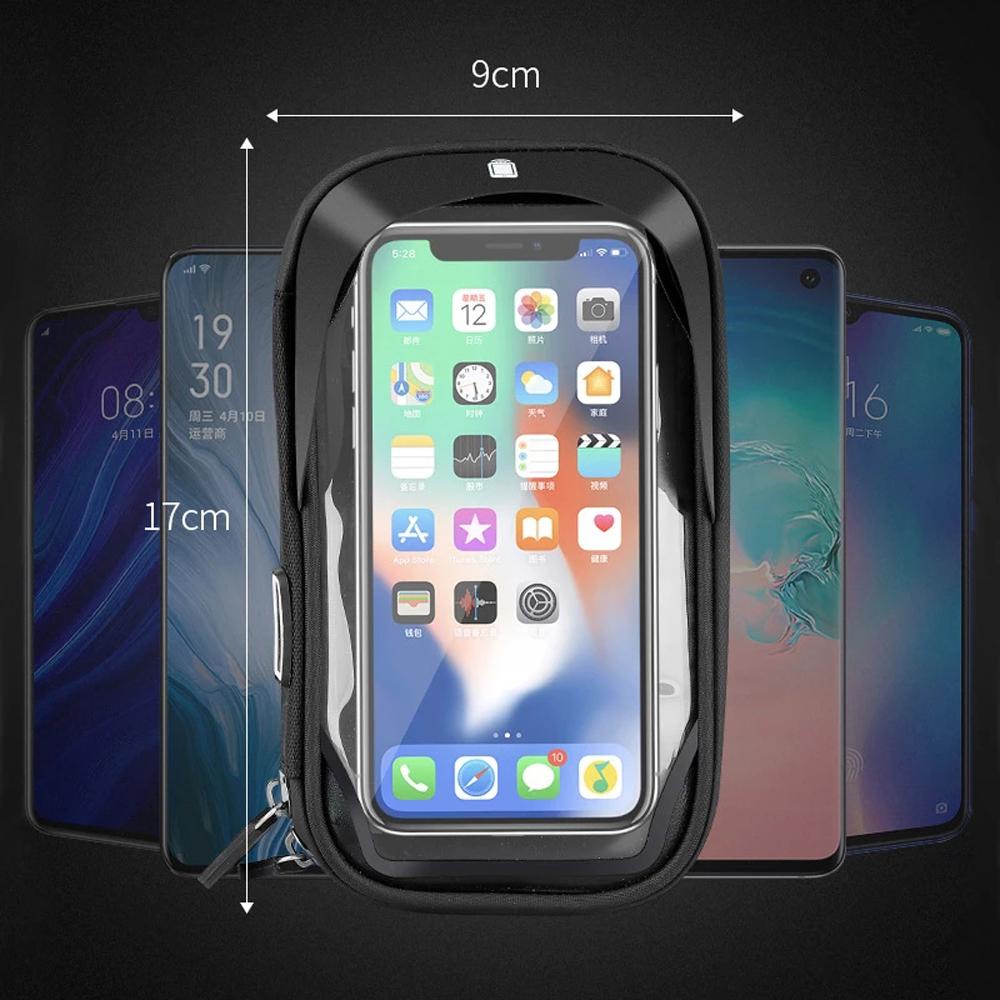 Giá Đỡ Điện Thoại 6.4 inch Chống Nước Thông Dụng Gắn Xe Đạp / Xe Máy