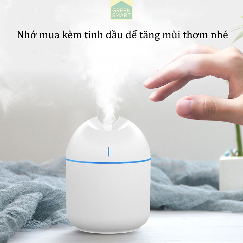 Đèn Xông Tinh Dầu Phun Sương Tạo Ẩm - Máy Xông Tinh Dầu Mini