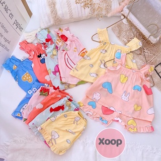 BỘ 2 DÂY CÁNH TIÊN CHẤT LANH LỤA MỀM MÁT CHO BÉ GÁI (SP001637 )  SHOP YẾN SHOP KIDSS