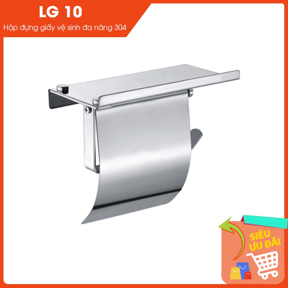 Lô giấy vệ sinh inox 304 cao cấp - VG10