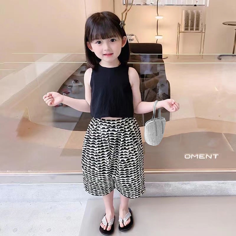 Bộ Đồ Thời Trang Mùa Hè Kiểu Hàn Nhật Thiết Kế Mới 2022 Cho Bé Gái