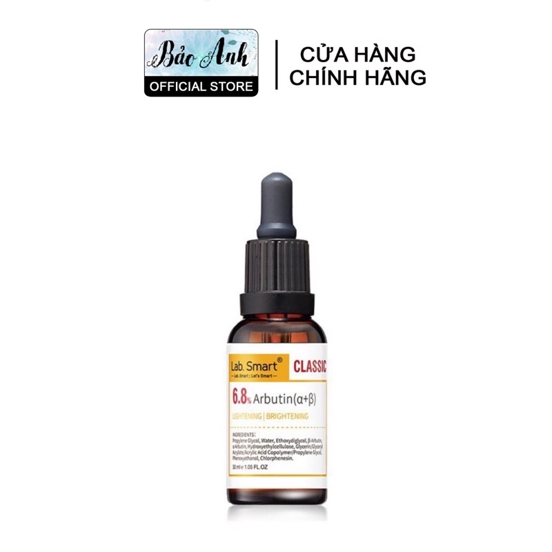 Tinh chất serum [VÀNG CLASSIC] 6.8% ARBUTIN dưỡng sáng da 30ml DrHsieh LabSmart Đài loan