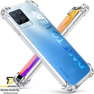 Ốp lưng Realme 8 Pro, Realme 8 silicon dẻo trong suốt chống sốc