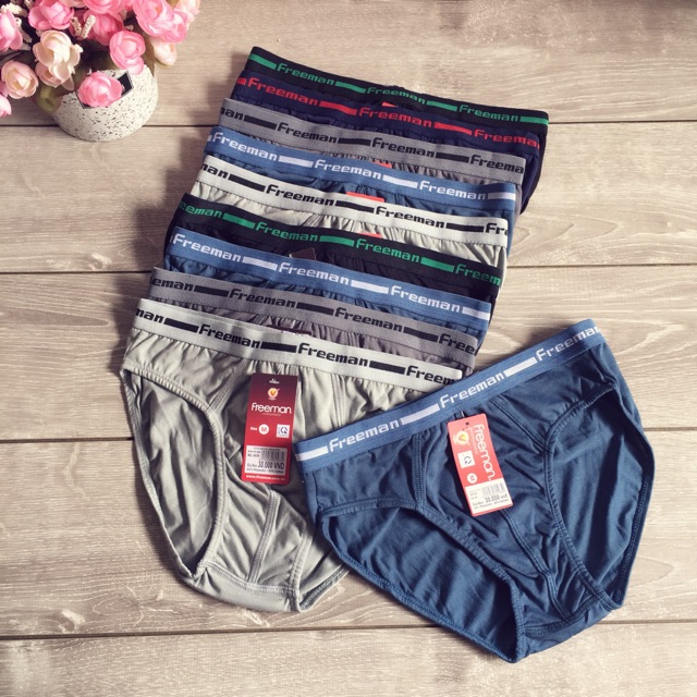 10 Quần Lót Nam Freeman Cotton