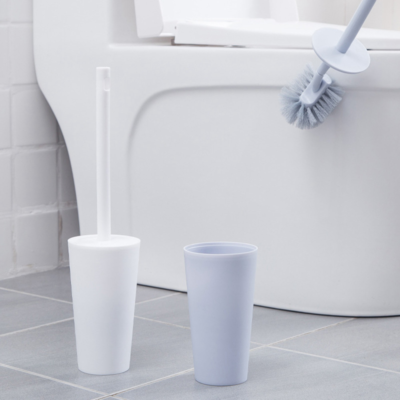Bàn Chải Vệ Sinh Toilet Bằng Nhựa Kèm Giá Đỡ Tiện Dụng