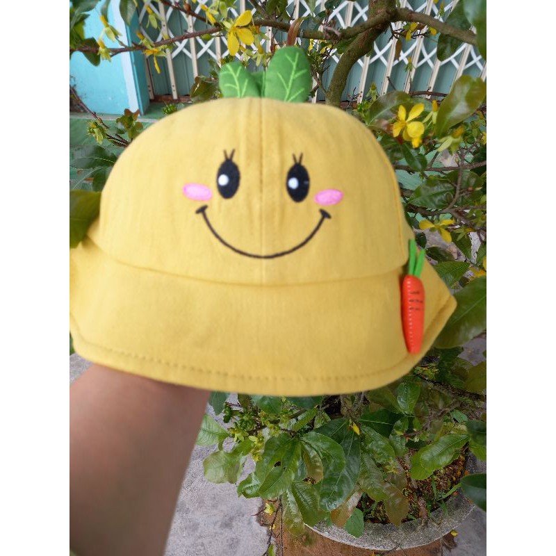 Nón bucket mặt cười cho bé