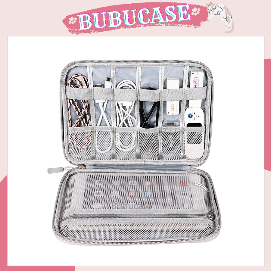 Túi Phụ Kiện Đa Năng Đựng Điện Thoại, Dây Sạc, Thẻ Nhớ - Chất Liệu Vải Agni Cao Cấp Chống Thấm - Nhỏ Gọn Tiện Dụng [FT3]