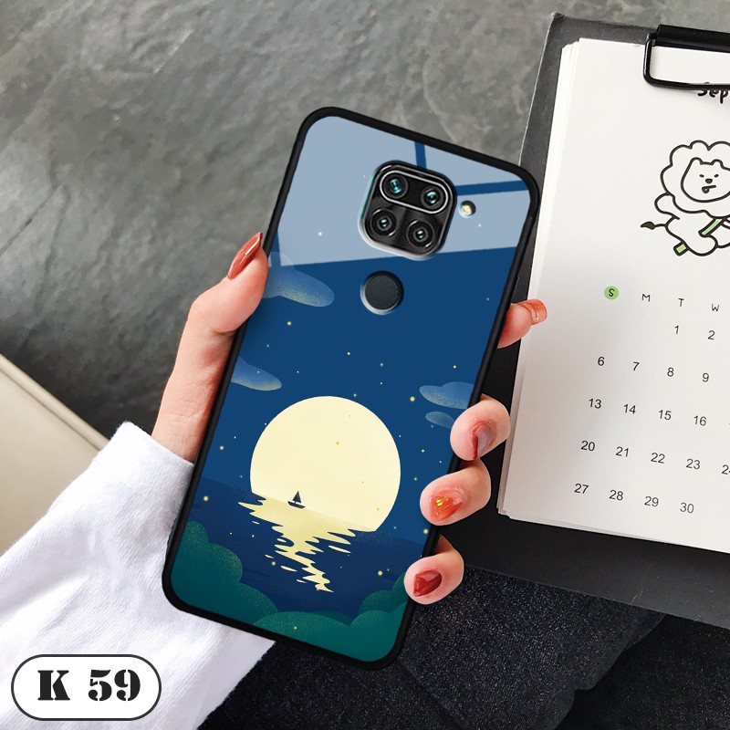 Ốp lưng kính 3D cho Xiaomi Redmi Note 9- Redmi 10X
