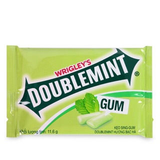 Combo 12 Vỉ kẹo Sing-Gum Doublemint hương Bạc hà