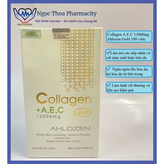 Collagen + A,E,C 12000mg Mỹ - Làm chậm quá trình lão hoá da