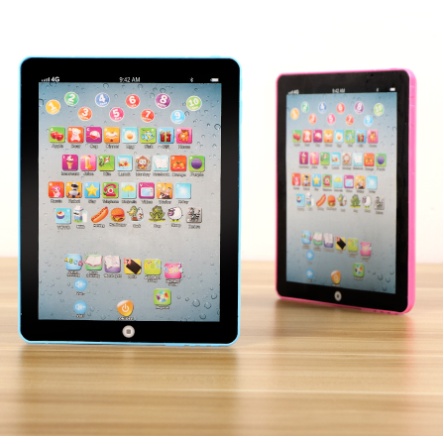 Đồ chơi iPad thông minh, đa chức năng (hát, hoa quả, đếm số, nói tên các con vật, các hình thù...) cho bé