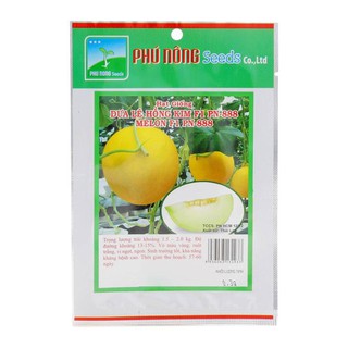 Hạt giống dưa lê hồng kim 888 thái lan phú nông - gói 0.3g
