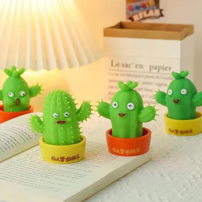Đồ Chơi Bóp Để Bàn Trang Trí Hình Cây Xương Rồng Dễ Thương Giảm Căng Thẳng