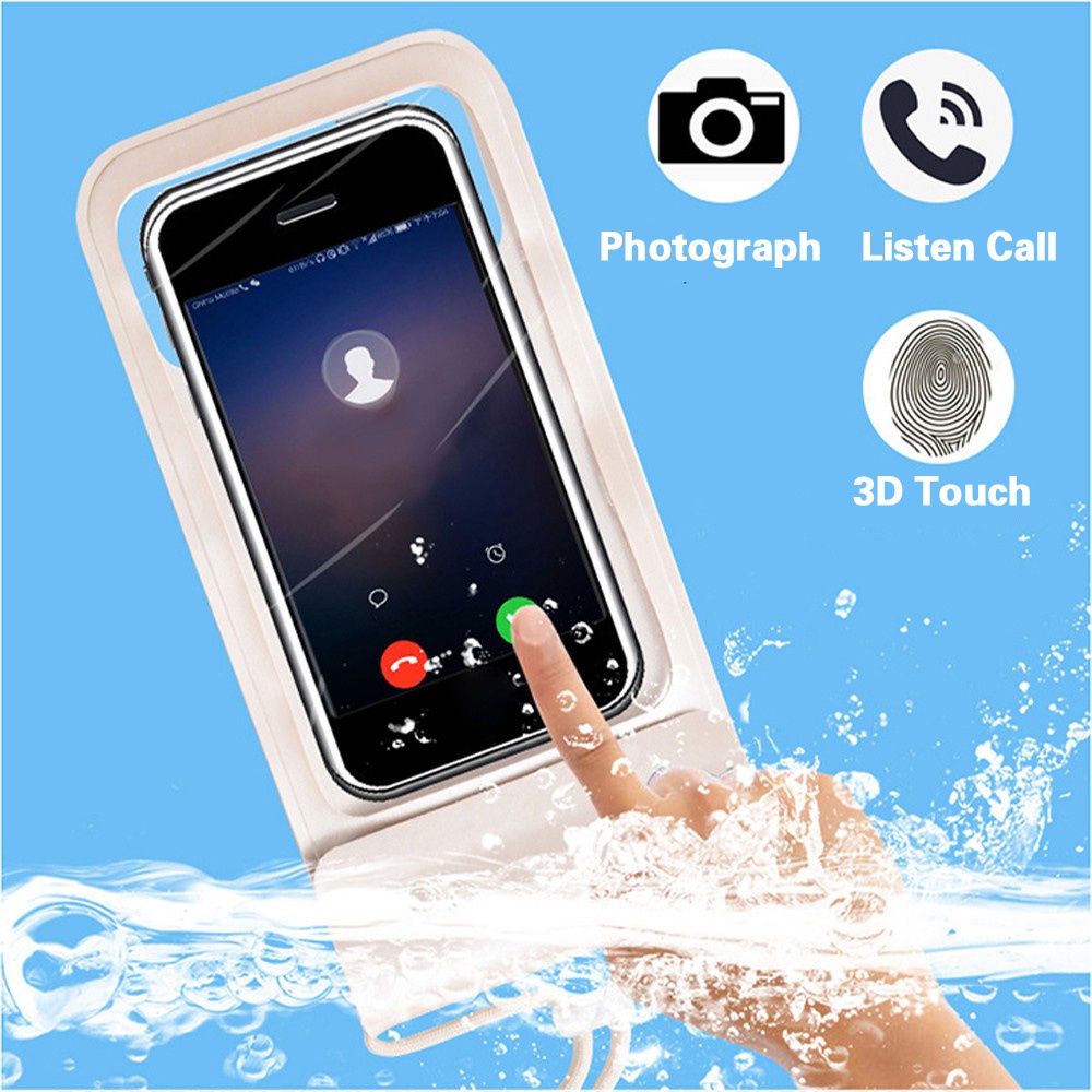 Túi Đựng Điện Thoại Bằng TPU Chống Nước Chống Bụi Chống Rò Rỉ Dùng Khi Đi Bơi