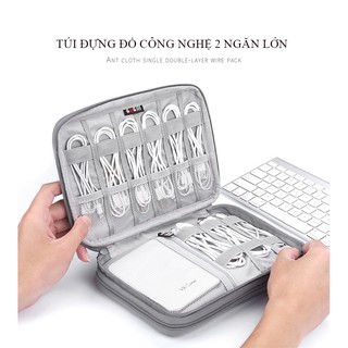 Túi đựng đồ công nghệ phụ kiện hai lớp