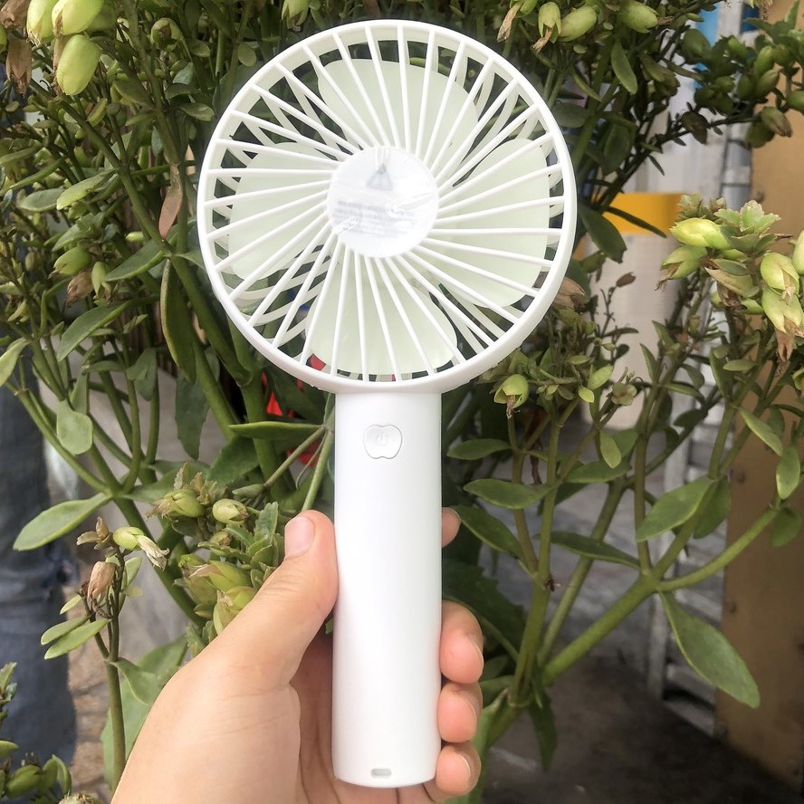 Quạt Sạc Tích Điện USB mini Fan - Kèm Pin và Cáp sạc và Chân đế