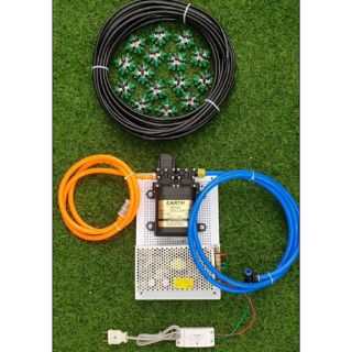 Bơm phun sương, giàn phun cho 15-25m², kết hợp điều khiển tự động qua kết nối wifi