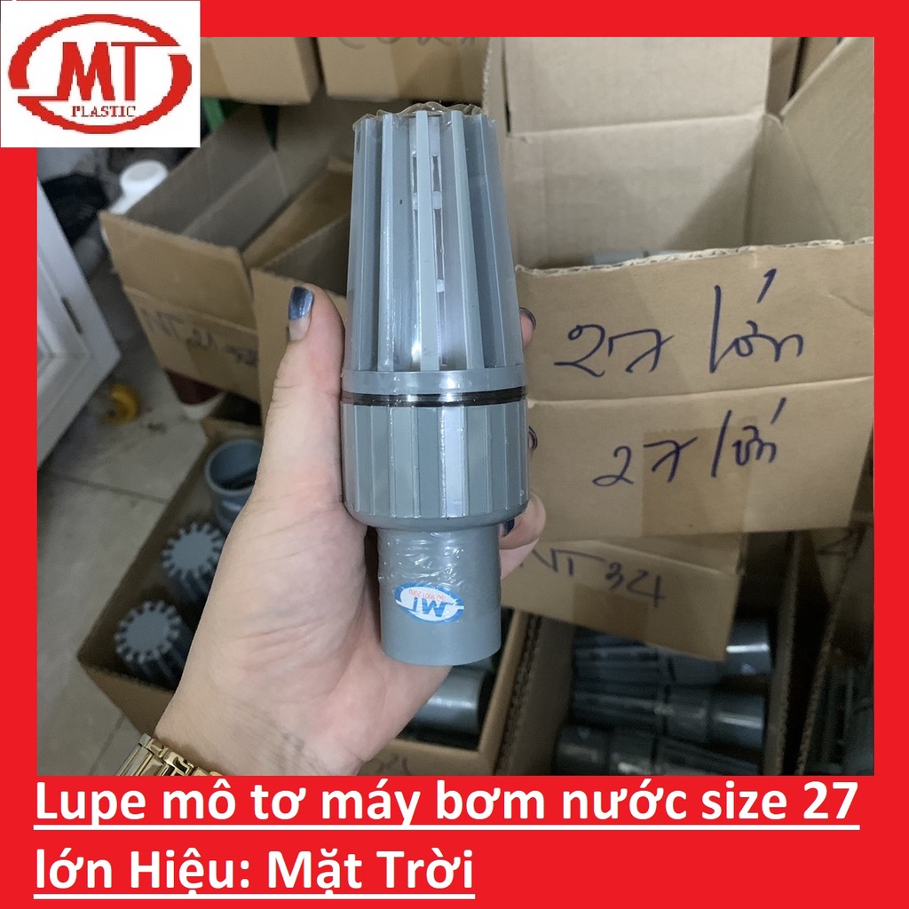 Lupe nhựa PVC 27 lớn, 27 bầu dùng cho mô tơ bơm nước Hiệu Mặt Trời