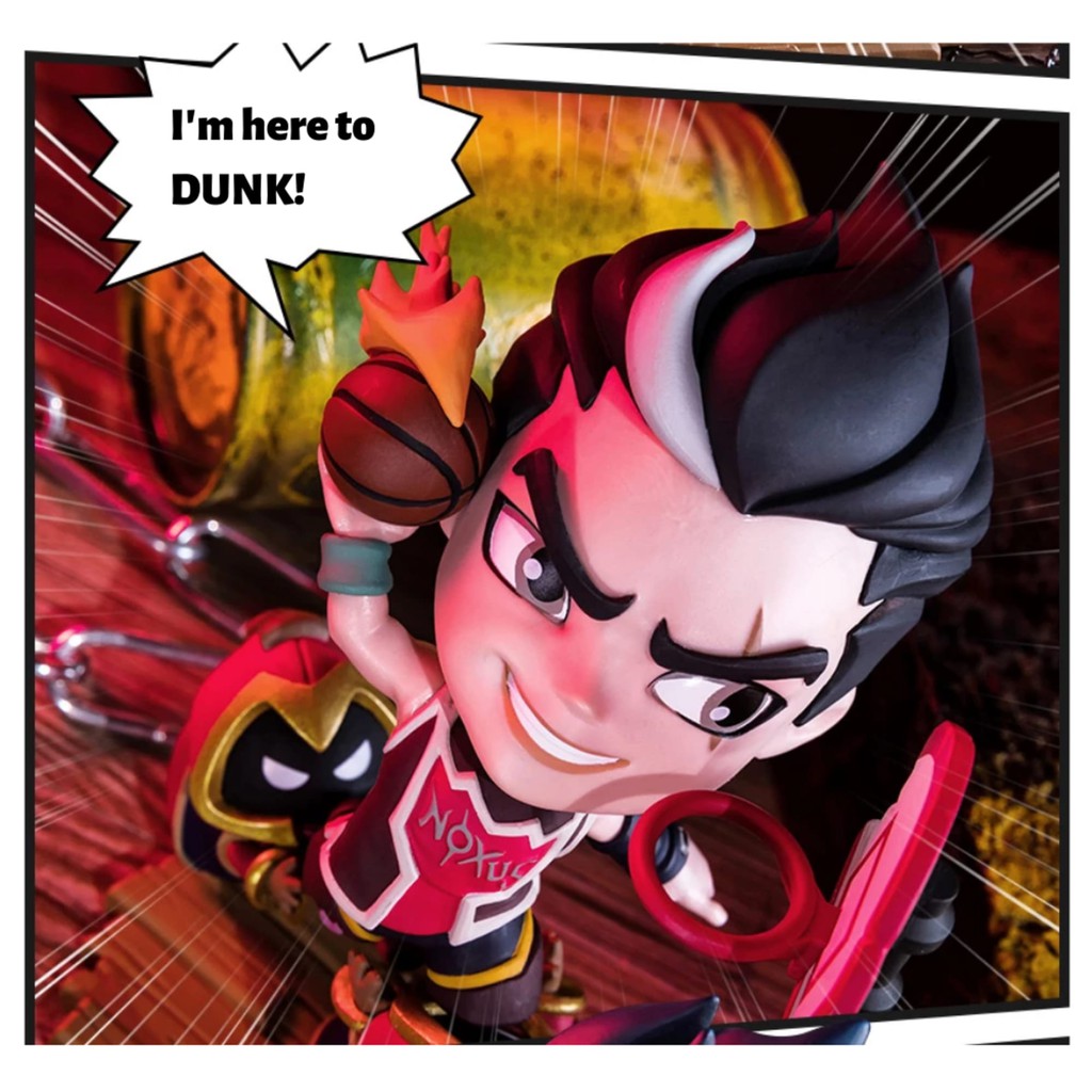 Mô hình Draius Siêu Sao Úp Rổ Chibi - Dunk Master Darius XL Figure - Mô hình Liên Minh Huyền Thoại chính hãng Riot Games