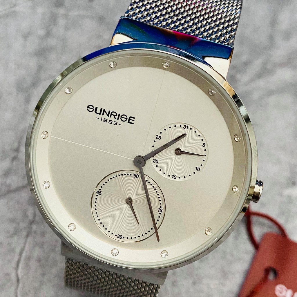 Đồng hồ Sunrise Nam chính hãng Nhật Bản M1247SA.D.T - kính saphire chống trầy - chốn