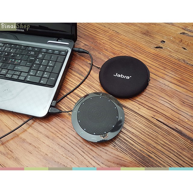 Jabra 410 MS - Loa Kèm Micro Hội Nghị, Họp Trực Tuyến, Kết nối USB, Phù hợp 4-5 người