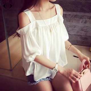 Áo Hai Dây Dáng Rộng Hở Vai Thời Trang180105