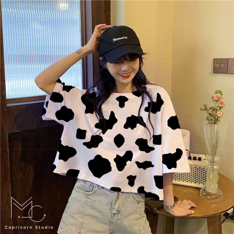 Áo thun freesize hoạ tiết phong cách Ulzzang Hàn Quốc dễ phối đồ [MinC.Studio - MCAT001]