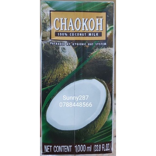 Nước cốt dừa thái lan chaokoh hộp 1l